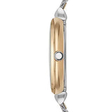 Buy Shop Emporio Armani Gianni T Bar Mother of Pearl Dial Silver Mesh Bracelet Watch For Women - AR2068 USA Online