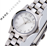 Buy Shop Marc Jacobs Henry Dinky Silver Dial Silver Steel Strap Watch for Women - MBM3198 USA Online