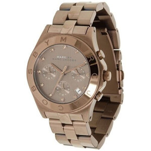 Buy Shop Marc Jacobs Blade Chronograph Brown Dial Brown Steel Strap Watch for Women - MBM3121 USA Online