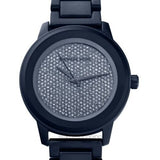 Buy Shop Michael Kors Kinley Blue Dial Blue Steel Strap Watch for Women - MK6246 USA Online
