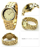 Buy Shop Marc Jacobs Marci Gold Dial Gold Steel Strap Watch for Women - MBM3098 USA Online