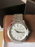 Buy Shop Michael Kors Runway Silver Dial Silver Stainless Steel Strap Watch for Women - MK3371 USA Online