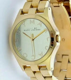 Buy Shop Marc Jacobs Henry Gold Dial Gold Steel Strap Watch for Women - MBM3211 USA Online