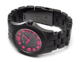 Buy Shop Marc Jacobs Pelly Black Dial Black Silicone Strap Watch for Women - MBM2517 USA Online