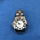 Buy Shop Marc Jacobs Rivera White Dial Silver Steel Strap Watch for Women - MBM3136 USA Online