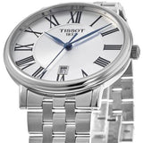 Buy Shop Tissot Carson Premium Silver Dial Silver Steel Strap Watch For Men - T122.410.11.033.00 USA Online