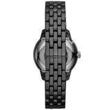 Buy Shop Emporio Armani Crystal Ceramica Black Dial Black Steel Strap Watch For Women - AR1478 USA Online