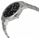 Buy Shop Tissot T Classic Powermatic 80 Black Dial Silver Steel Strap Watch For Men - T41.1.483.52 USA Online