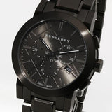 Burberry The City Grey Dial Gunmetal Grey Steel Strap Watch for Men - BU9354