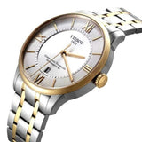 Buy Shop Tissot Chemin Des Tourelles Powermatic 80 Silver Dial Two Tone Steel Strap Watch For Men - T099.407.22.038.00 USA Online