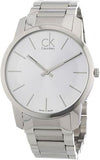 Buy Shop Calvin Klein City Silver Dial Silver Steel Strap Watch for Men - K2G21126 USA Online