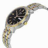 Buy Shop Tissot Automatics III Day Date Black Dial Two Tone Steel Strap Watch For Men - T065.430.22.051.00 USA Online
