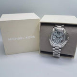 Buy Shop Michael Kors Bradshaw Chronograph Silver Dial Silver Steel Strap Watch for Women - MK6174 USA Online
