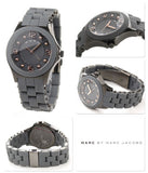 Buy Shop Marc Jacobs Pelly Grey Dial Grey Silicone Strap Watch for Women - MBM2537 USA Online