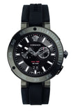 Buy Shop Versace V Extreme Chronograph Black Tone Dial Black Rubber Strap Watch for Men - VCN020017 USA Online