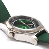 Buy Shop Marc Jacobs Henry Skeleton Green Dial Green Leather Strap Watch for Women - MBM1336 USA Online