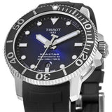 Tissot Seastar 1000 Powermatic 80 Blue Dial Black Rubber Strap Watch For Men - T120.407.17.041.00