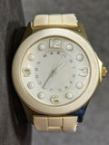Buy Shop Marc Jacobs Pelly White Dial White Silicone Strap Watch for Women - MBM2526 USA Online