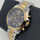Buy Shop Michael Kors Bradshaw Blue Dial Two Tone Steel Strap Watch for Women - MK5976 USA Online