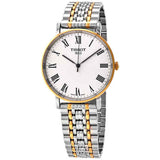 Buy Shop Tissot Everytime Medium White Dial Two Tone Mesh Bracelet Watch For Men - T109.410.22.033.00 USA Online