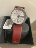 Marc Jacobs Fergus White Dial Brown Leather Strap Watch for Men - MBM5080