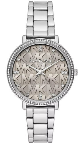 Buy Shop Michael Kors Pyper Analog Gray Dial Silver Steel Strap Watch For Women - MK4672 USA Online