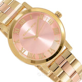 Buy Shop Michael Kors Norie Gold Dial Two Tone Steel Strap Watch for Women - MK3586 USA Online