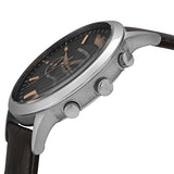 Buy Shop Emporio Armani Renato Chronograph Grey Dial Brown Leather Strap Watch For Men - AR2513 USA Online