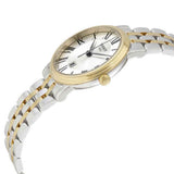 Buy Shop Tissot T Classic Carson Lady Premium Silver Dial Two Tone Steel Strap Watch For Women - T122.210.22.033.00 USA Online