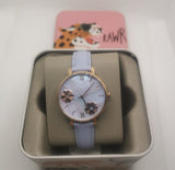 Buy Shop Fossil Jacqueline Purple Dial Purple Leather Strap Watch for Women - ES4814 USA Online