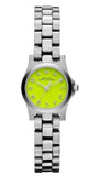 Buy Shop Marc Jacobs Henry Yellow Dial Silver Steel Strap Watch for Women - MBM3201 USA Online
