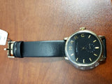 Buy Shop Marc Jacobs Baker Black Dial Black Leather Strap Watch for Women - MBM1269 USA Online