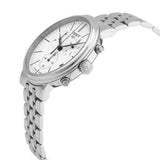 Buy Shop Tissot Carson Premium White Dial Silver Steel Strap Watch For Men - T122.417.11.011.00 USA Online