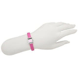 Buy Shop Gucci G-Frame Square Fuchsia Mother of Pearl Dial Fuchsia Leather Strap Watch For Women - YA128533 USA Online