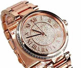 Buy Shop Michael Kors Skylar Rose Gold Dial Rose Gold Steel Strap Watch for Women - MK5868 USA Online