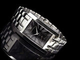 Buy Shop Emporio Armani Classic Black Dial Silver Stainless Steel Strap Watch For Men - AR0156 USA Online