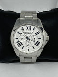 Buy Shop Fossil Cecile Multifunction Silver Dial Silver Steel Strap Watch for Women - AM4509 USA Online