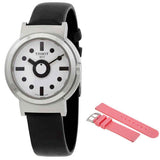 Buy Shop Tissot Heritage Memphis Lady White Dial Black Rubber Strap Watch For Women - T120.210.17.011.00 USA Online