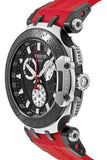 Buy Shop Tissot T Race Chronograph Black Dial Red Silicone Strap Watch For Men - T115.417.27.051.00 USA Online