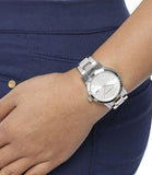 Buy Shop Burberry The City White Dial Silver Steel Strap Watch for Women - BU9100 USA Online