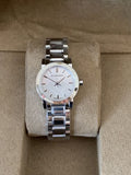 Buy Shop Burberry The City Silver Dial Silver Steel Strap Watch for Women - BU9200 USA Online