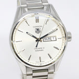 Buy Shop Tag Heuer Carrera Calibre 5 Automatic White Dial Silver Steel Strap Watch for Men - WAR201B.BA0723 USA Online