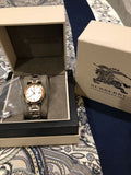 Buy Shop Burberry The City White Dial Two Tone Steel Strap Watch for Women - BU9105 USA Online