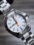 Buy Shop Tag Heuer Aquaracer Quartz White Dial Silver Steel Strap Watch for Men - WBD1111.BA0928 USA Online