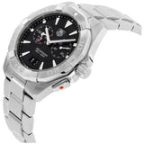 Buy Shop Tag Heuer Aquaracer Quartz Black Dial Silver Steel Strap Watch for Men - WAY111Z.BA0928 USA Online