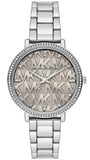 Michael Kors Pyper Analog Gray Dial Silver Steel Strap Watch For Women - Â MK4672