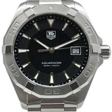 Buy Shop Tag Heuer Aquaracer Quartz Black Dial Silver Steel Strap Watch for Men - WAY1110.BA0928 USA Online