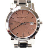 Buy Shop Burberry The City Pink Dial Silver Steel Strap Watch for Women - BU9124 USA Online