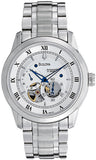 Buy Shop Bulova BVA Series Dual Aperture Silver Dial Silver Steel Strap Watch for Men - 96A118 USA Online