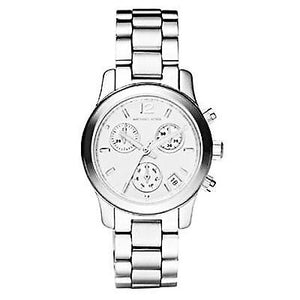 Buy Shop Michael Kors Runway Silver Dial Silver Steel Strap Watch for Women - MK5428 USA Online